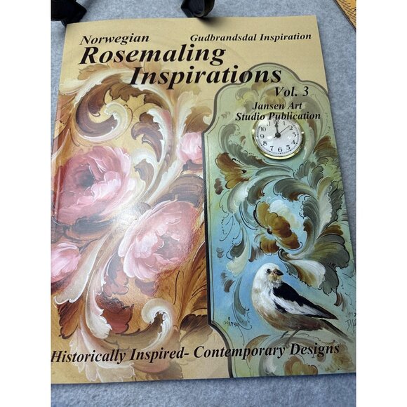 Norwegian Rosemaling Inspirations Vol. 3 Jansen Art Studio Book & CD Historicall - Picture 12 of 14